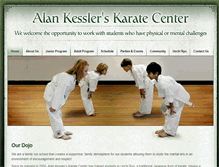 Tablet Screenshot of kesslerkarate.com